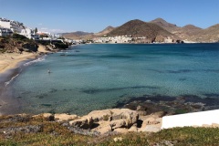 Vistas al mar y a la playa desde el apartamento.